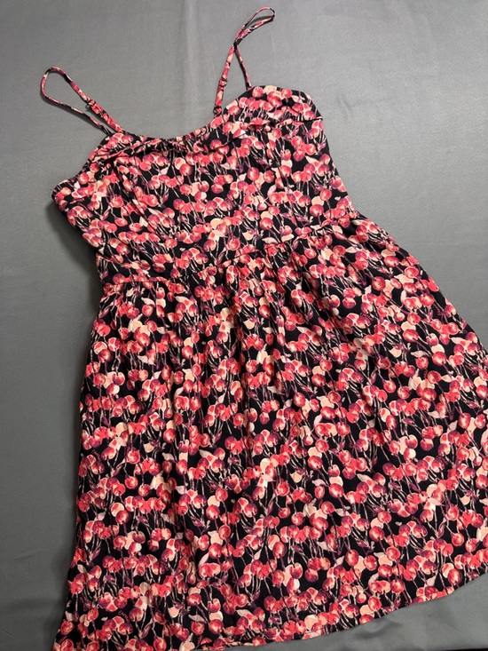 LC Lauren Conrad Dresses & Skirts - LC Lauren Conrad Black Dress with Pink Floral Straps Size 10